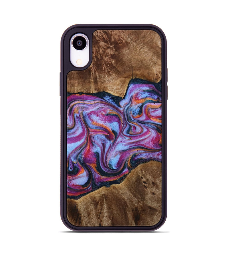 iPhone Xr Wood Phone Case - Candi (Purple, 772096)