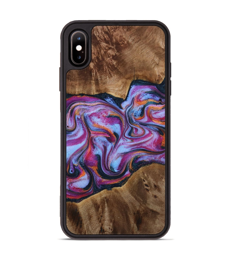 iPhone Xs Max Wood Phone Case - Candi (Purple, 772096)