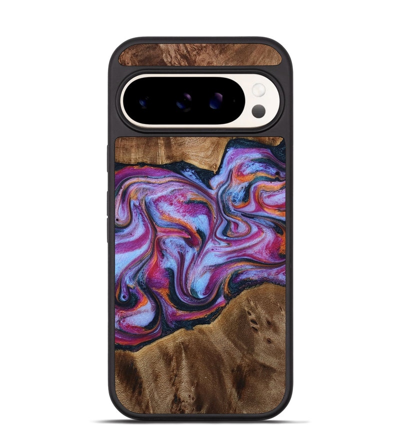 Pixel 9 Wood Phone Case - Candi (Purple, 772096)