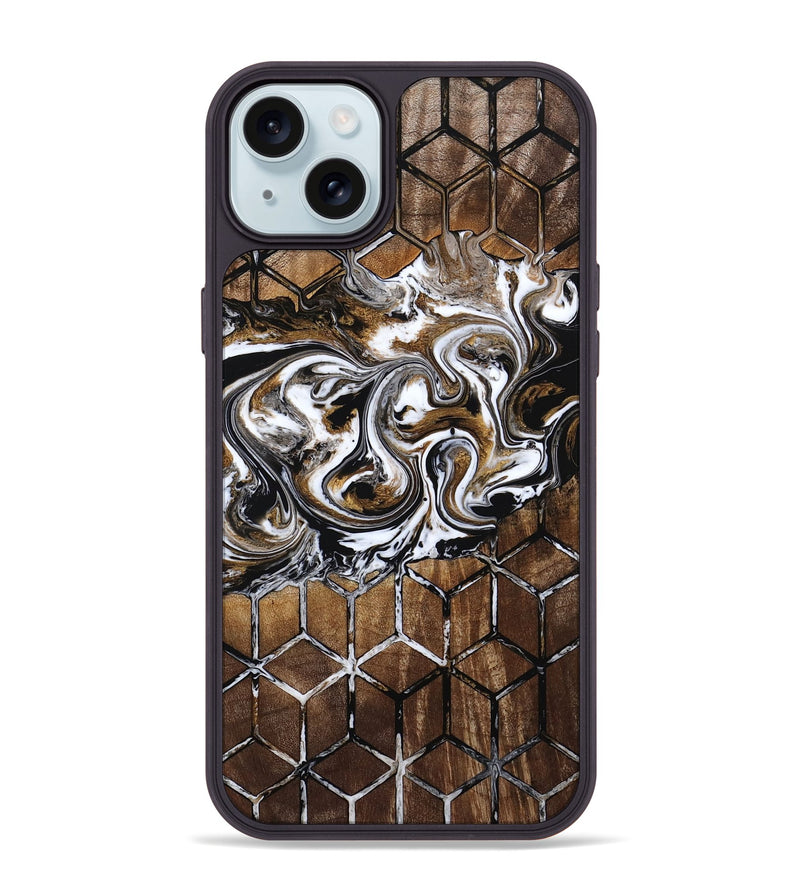 iPhone 15 Plus Wood Phone Case - Garret (Pattern, 772182)