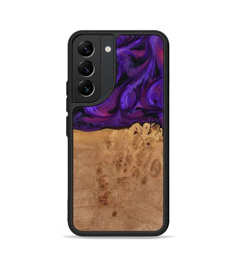 Galaxy S22 Wood Phone Case - Oren (Purple, 772351)