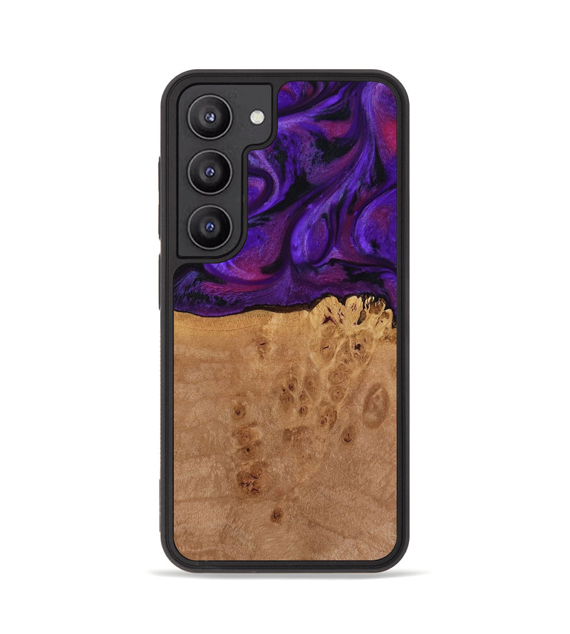 Galaxy S23 Wood Phone Case - Oren (Purple, 772351)