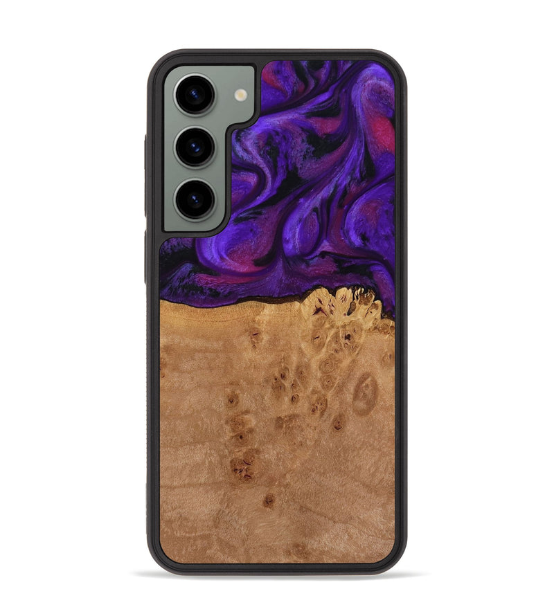 Galaxy S23 Plus Wood Phone Case - Oren (Purple, 772351)