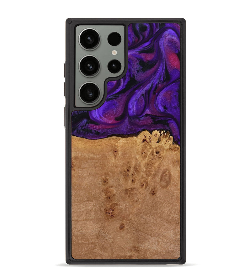 Galaxy S23 Ultra Wood Phone Case - Oren (Purple, 772351)