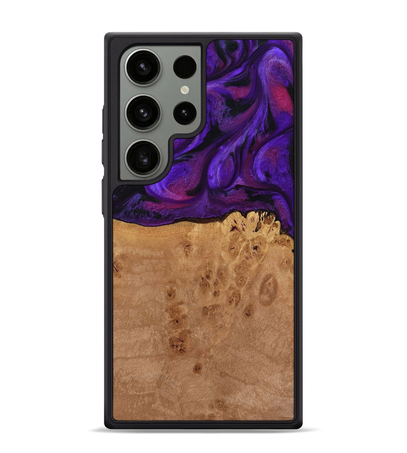 Galaxy S24 Ultra Wood Phone Case - Oren (Purple, 772351)