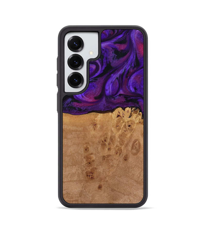 Galaxy S25 Wood Phone Case - Oren (Purple, 772351)