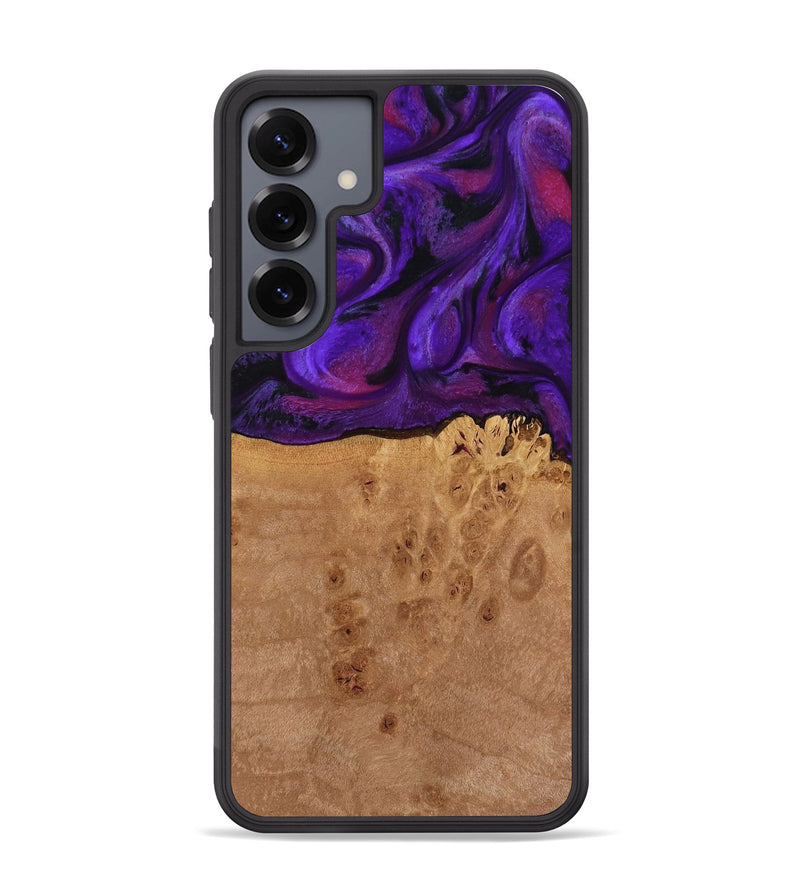 Galaxy S25 Plus Wood Phone Case - Oren (Purple, 772351)