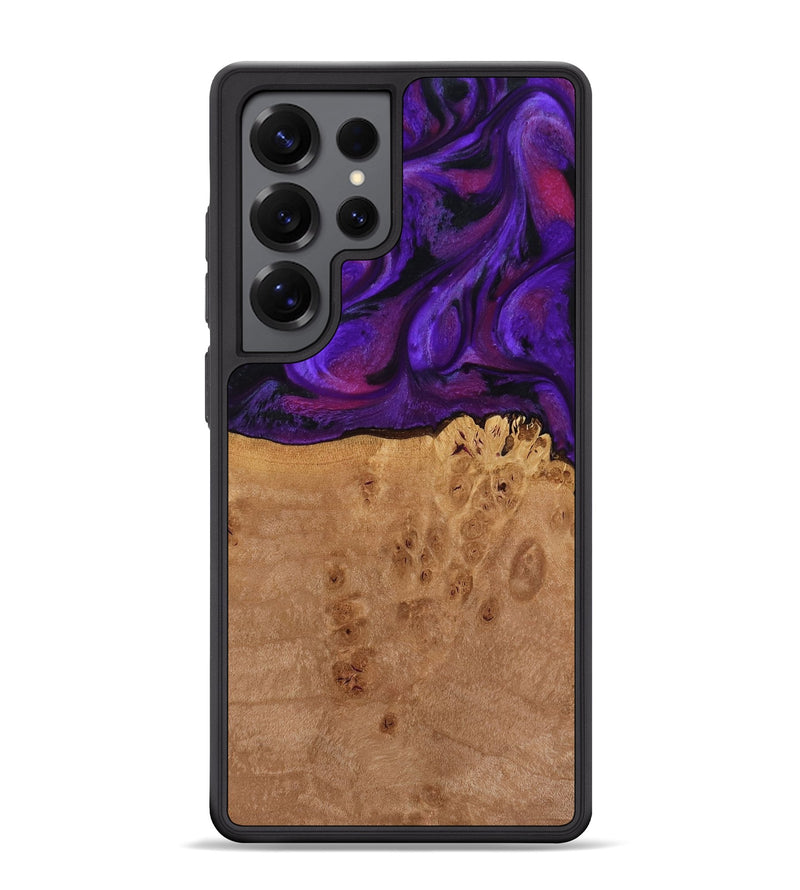 Galaxy S25 Ultra Wood Phone Case - Oren (Purple, 772351)