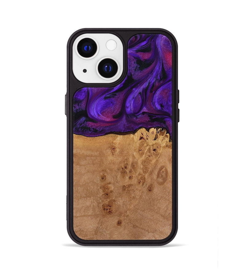 iPhone 13 Wood Phone Case - Oren (Purple, 772351)