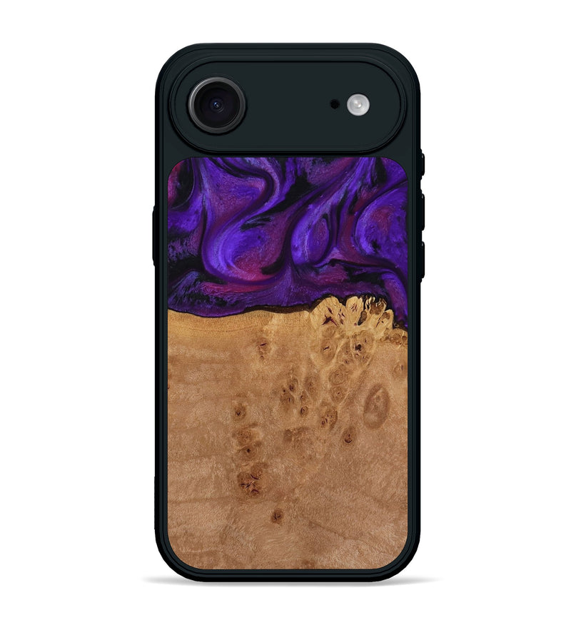 iPhone 17 Air Wood Phone Case - Oren (Purple, 772351)