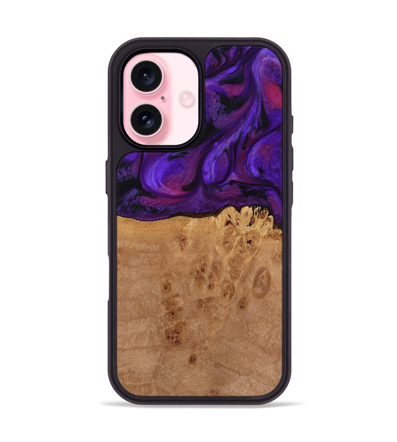 iPhone 17 Wood Phone Case - Oren (Purple, 772351)