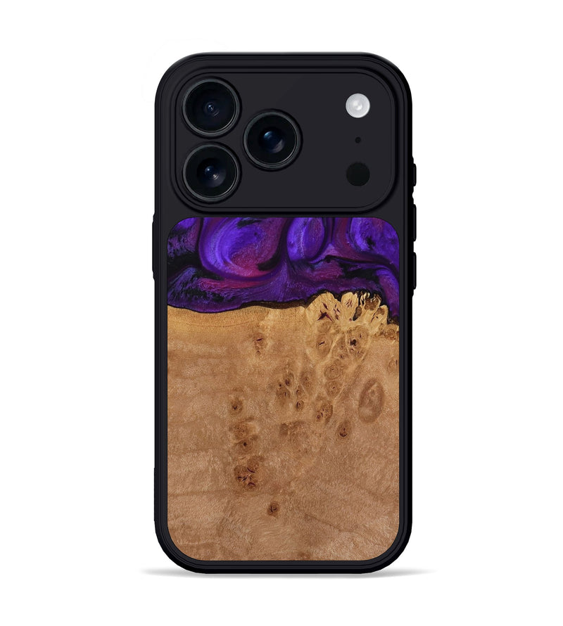 iPhone 17 Pro Wood Phone Case - Oren (Purple, 772351)