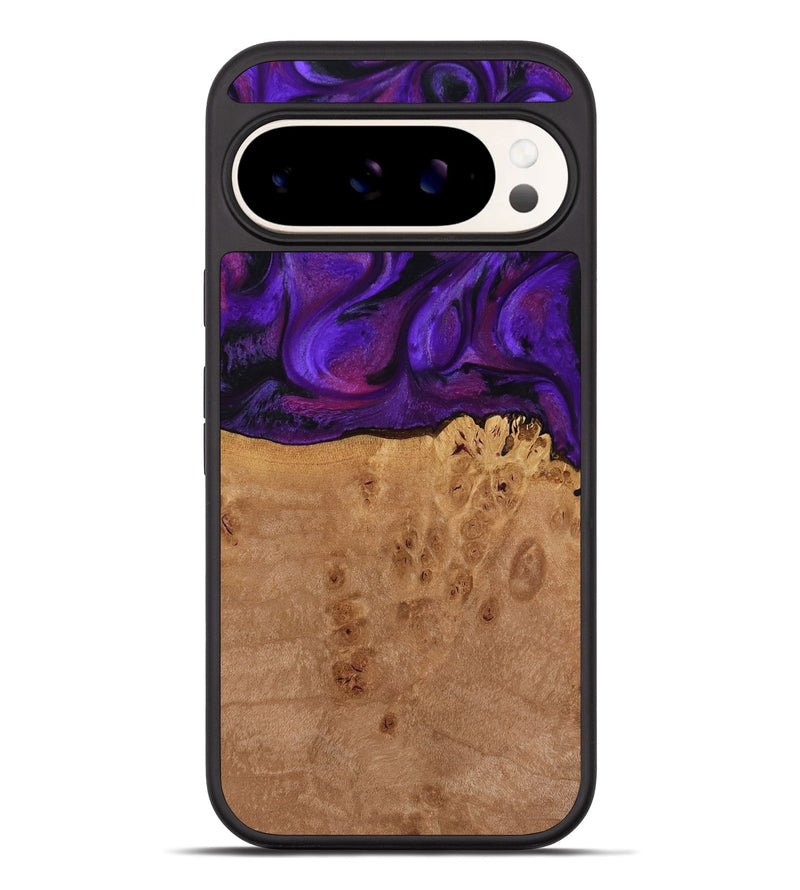 Pixel 10 Pro XL Wood Phone Case - Oren (Purple, 772351)