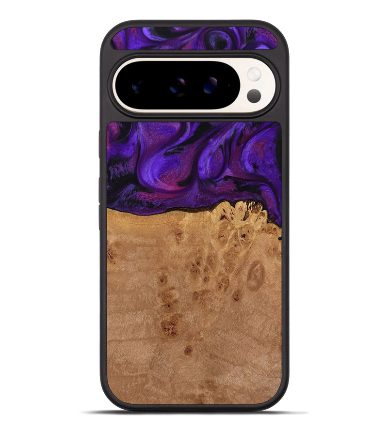 Pixel 9 Pro XL Wood Phone Case - Oren (Purple, 772351)