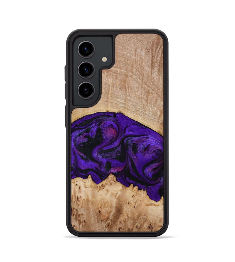 Galaxy S24 Wood Phone Case - Raelyn (Purple, 772535)