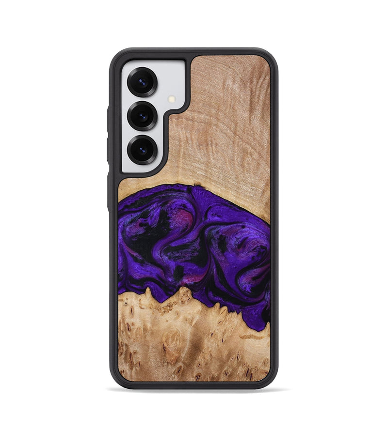 Galaxy S25 Wood Phone Case - Raelyn (Purple, 772535)