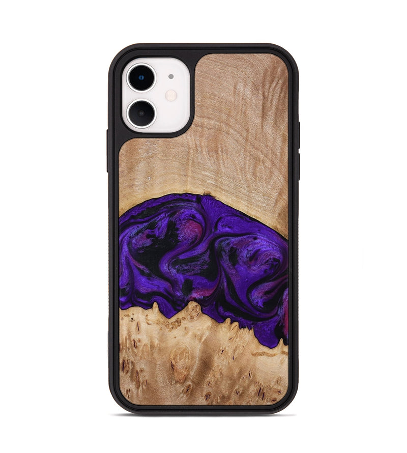 iPhone 11 Wood Phone Case - Raelyn (Purple, 772535)