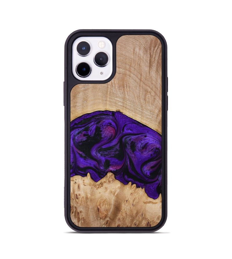 iPhone 11 Pro Wood Phone Case - Raelyn (Purple, 772535)