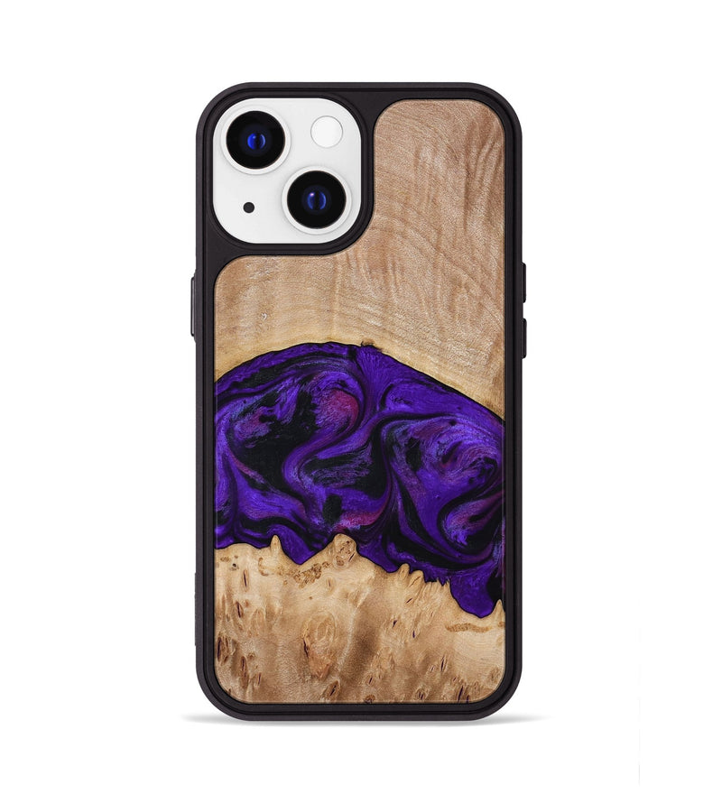 iPhone 13 Wood Phone Case - Raelyn (Purple, 772535)