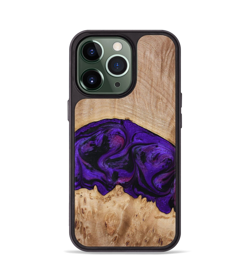 iPhone 13 Pro Wood Phone Case - Raelyn (Purple, 772535)