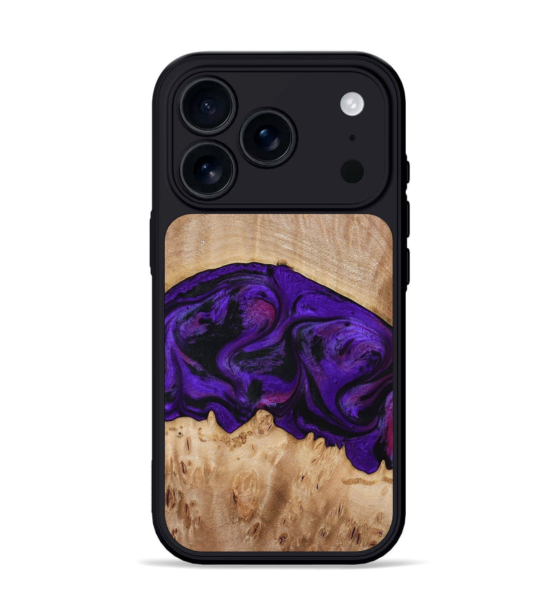 iPhone 17 Pro Wood Phone Case - Raelyn (Purple, 772535)