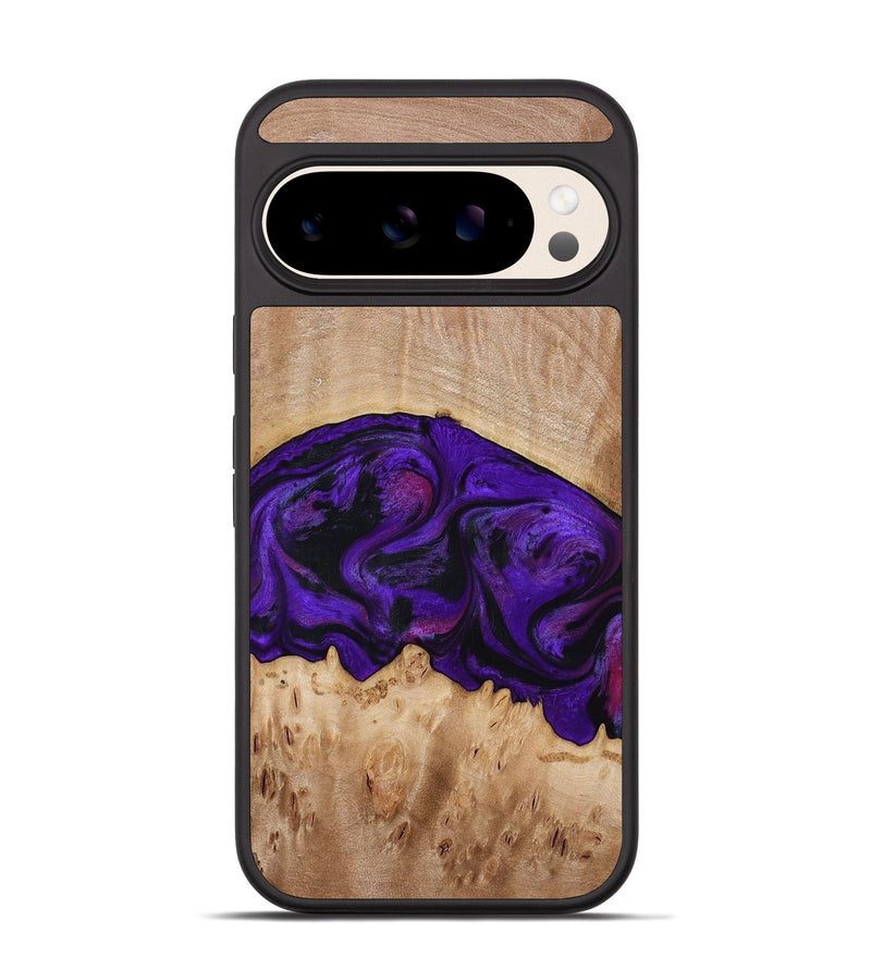 Pixel 10 Wood Phone Case - Raelyn (Purple, 772535)
