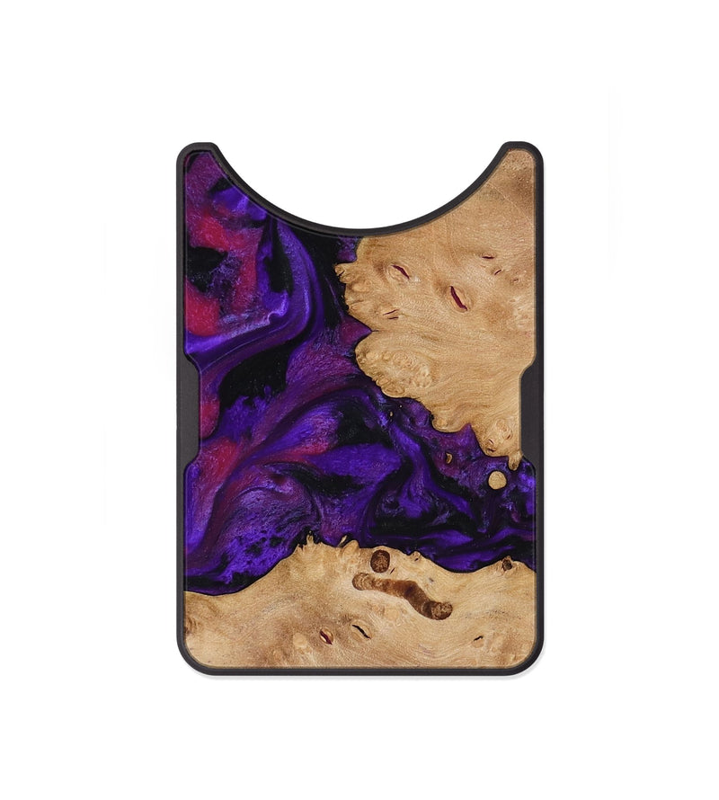 Alloy Wood Wallet - Melva (Purple, 772817)