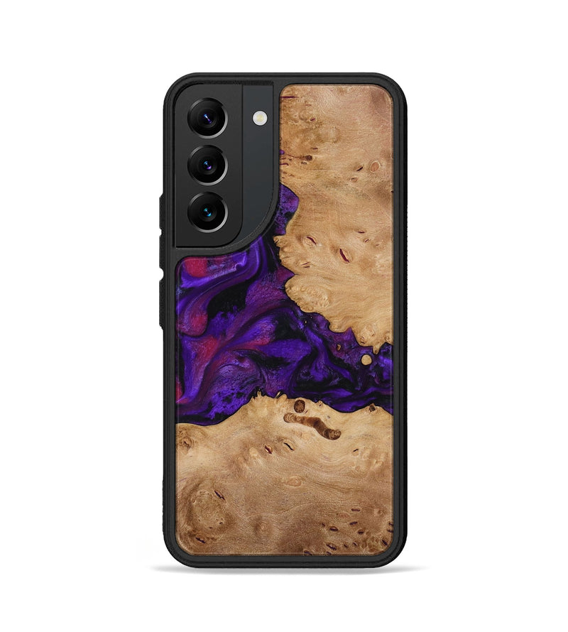 Galaxy S22 Wood Phone Case - Melva (Purple, 772817)
