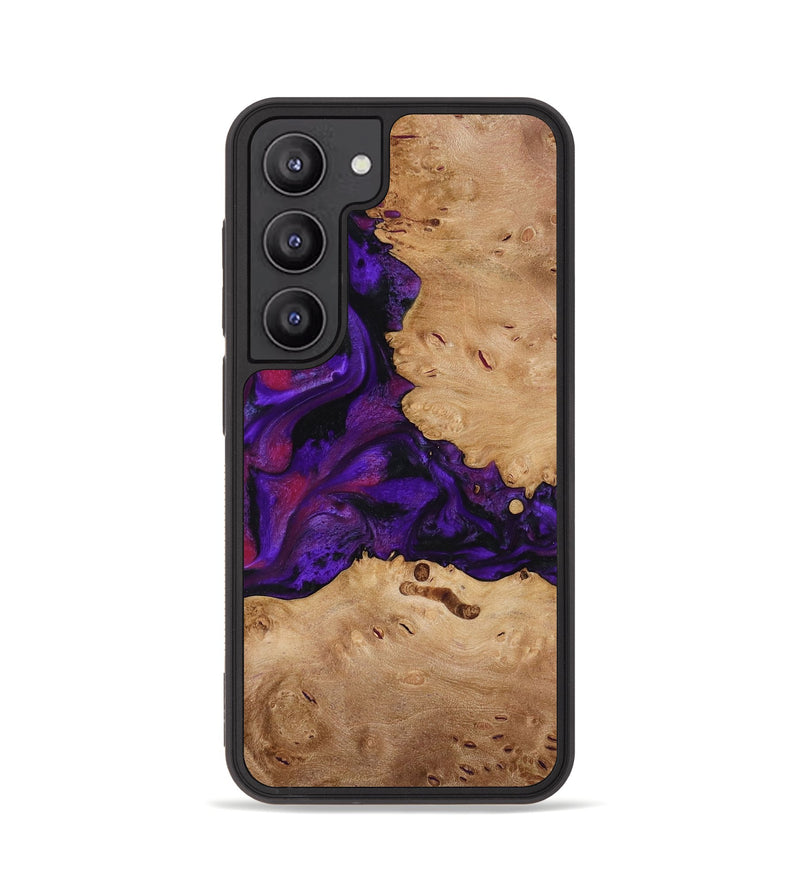 Galaxy S23 Wood Phone Case - Melva (Purple, 772817)