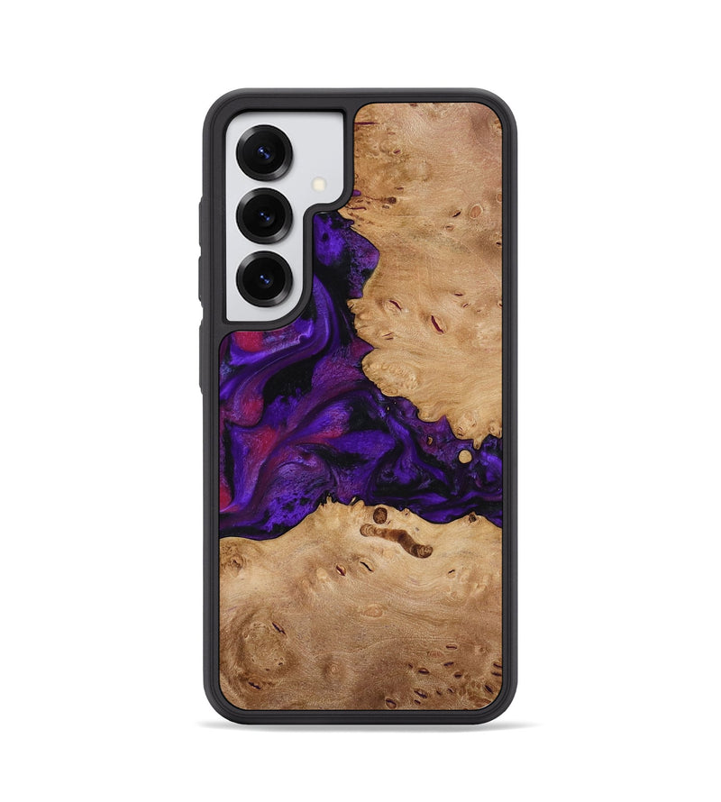 Galaxy S25 Wood Phone Case - Melva (Purple, 772817)