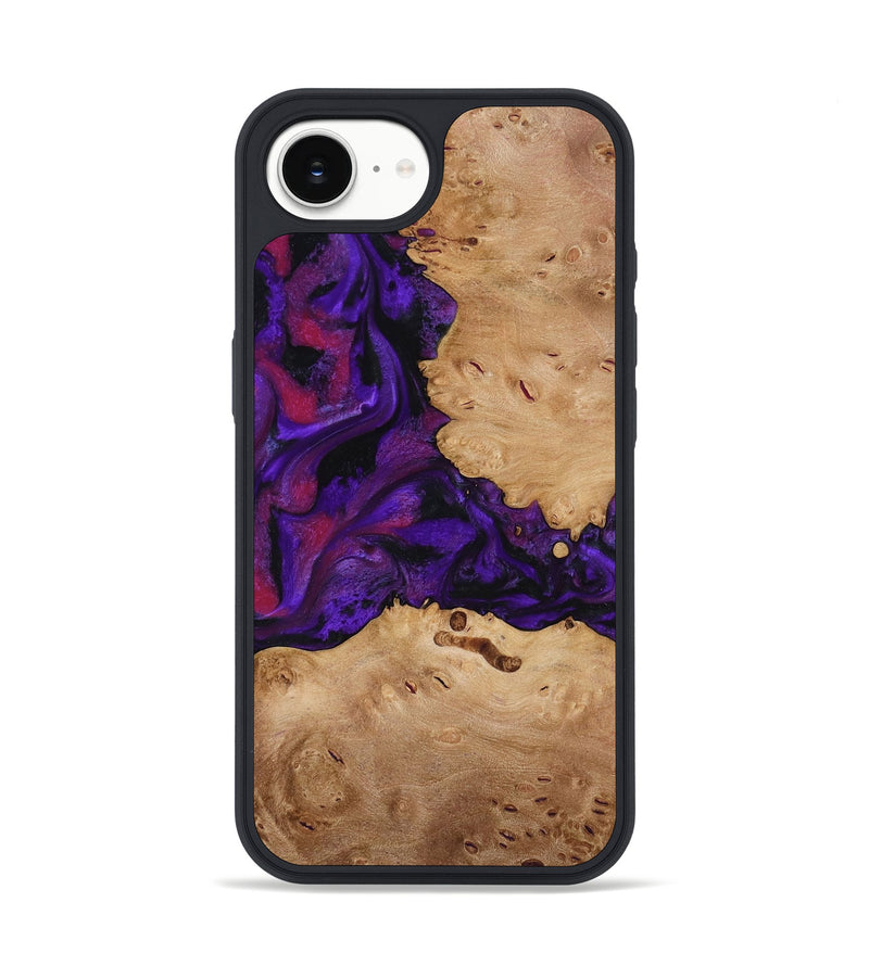 iPhone 16e Wood Phone Case - Melva (Purple, 772817)