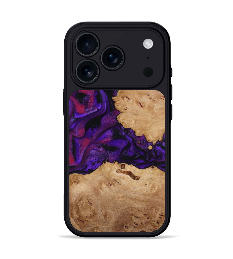 iPhone 17 Pro Wood Phone Case - Melva (Purple, 772817)