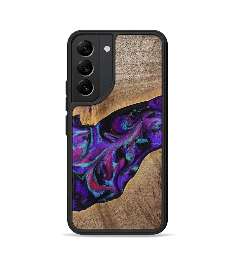 Galaxy S22 Wood Phone Case - Jamila (Purple, 772818)