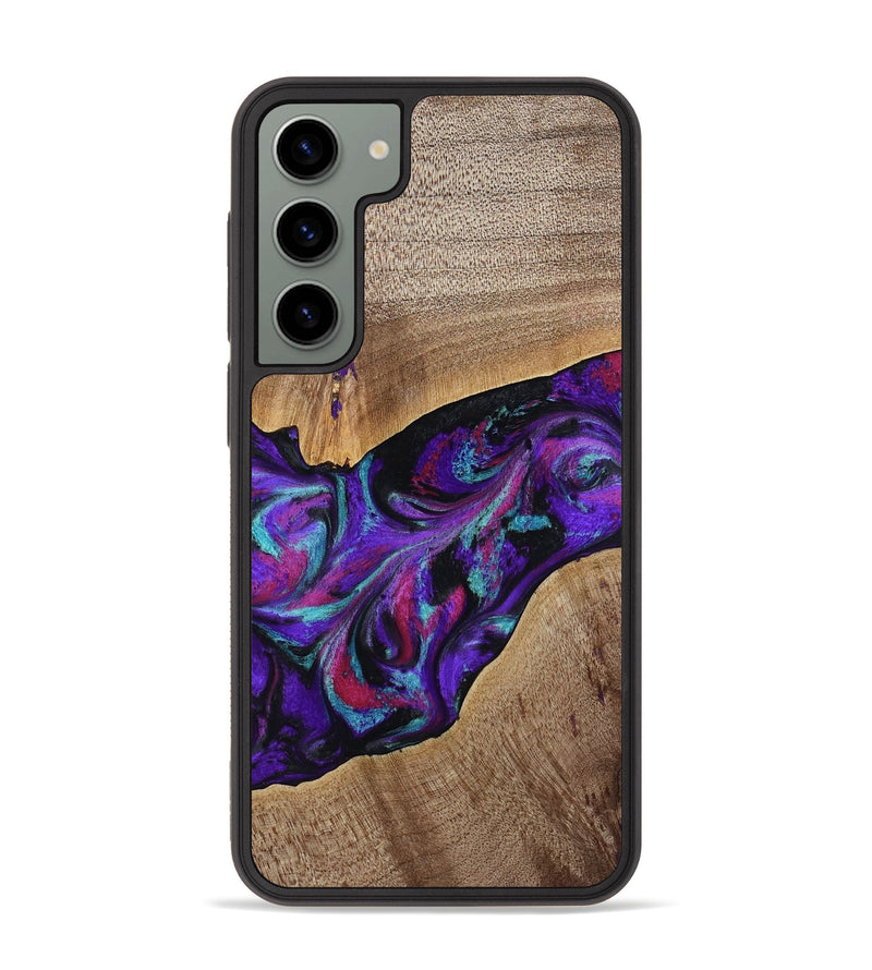 Galaxy S23 Plus Wood Phone Case - Jamila (Purple, 772818)