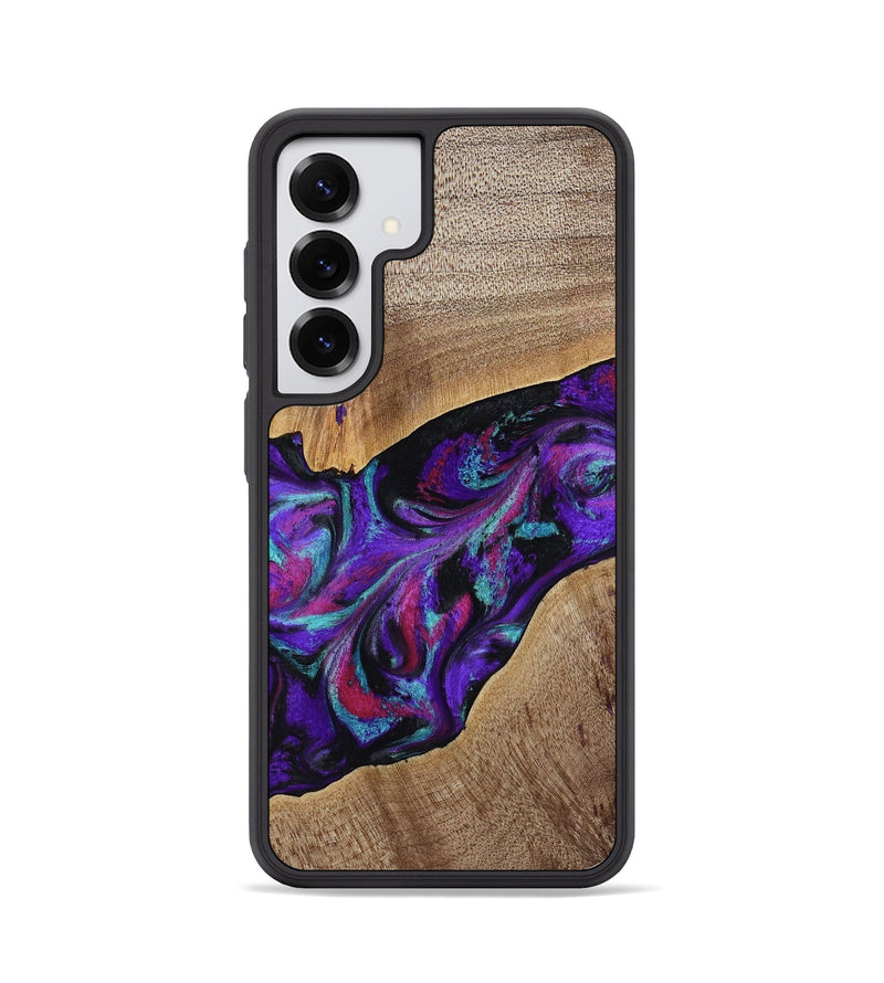 Galaxy S25 Wood Phone Case - Jamila (Purple, 772818)