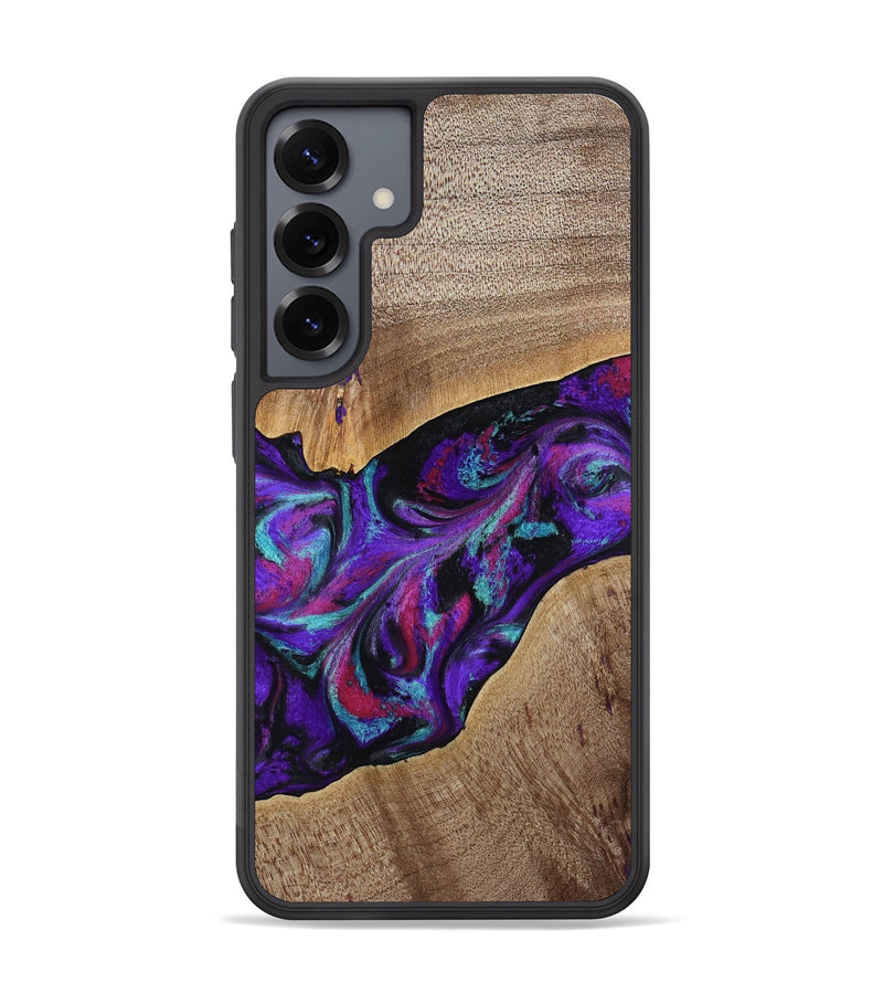 Galaxy S25 Plus Wood Phone Case - Jamila (Purple, 772818)