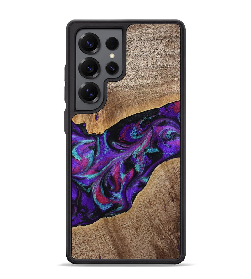 Galaxy S25 Ultra Wood Phone Case - Jamila (Purple, 772818)