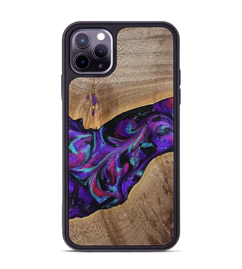 iPhone 11 Pro Max Wood Phone Case - Jamila (Purple, 772818)