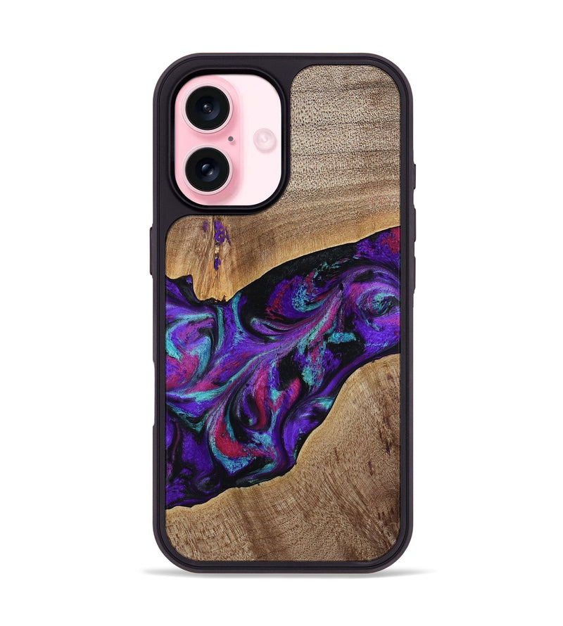 iPhone 17 Wood Phone Case - Jamila (Purple, 772818)