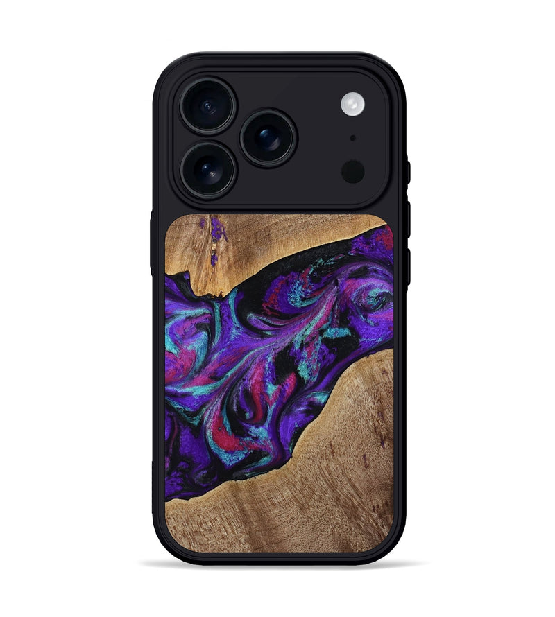 iPhone 17 Pro Wood Phone Case - Jamila (Purple, 772818)