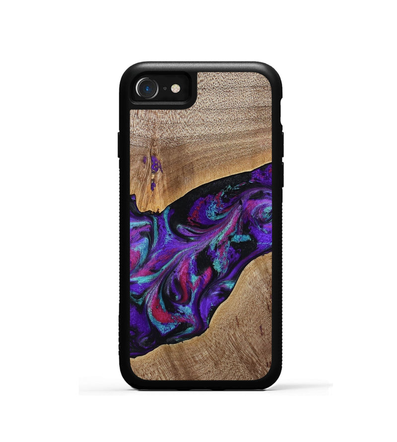 iPhone SE Wood Phone Case - Jamila (Purple, 772818)