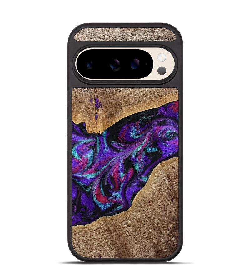 Pixel 10 Wood Phone Case - Jamila (Purple, 772818)