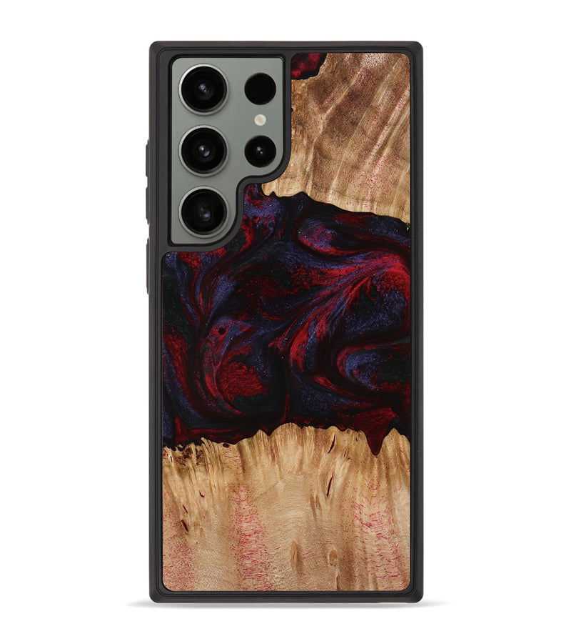 Galaxy S23 Ultra Wood Phone Case - Ernst (Red, 773299)