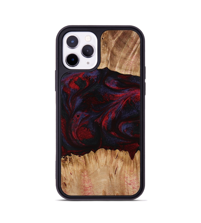 iPhone 11 Pro Wood Phone Case - Ernst (Red, 773299)