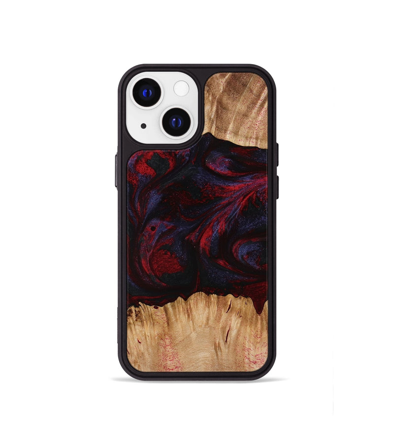 iPhone 13 mini Wood Phone Case - Ernst (Red, 773299)