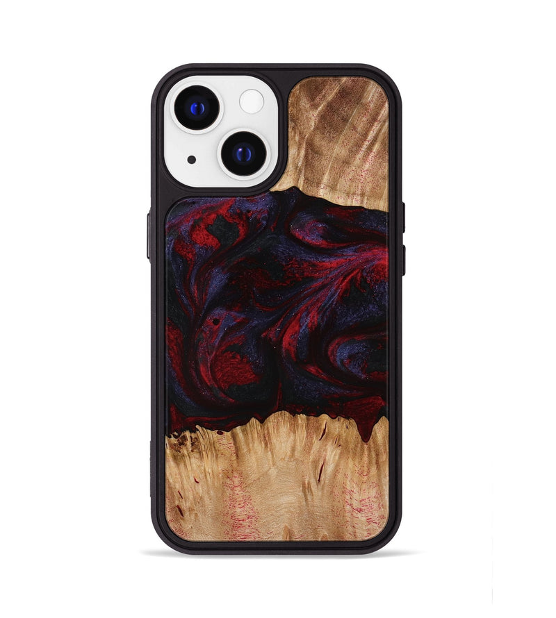 iPhone 13 Wood Phone Case - Ernst (Red, 773299)