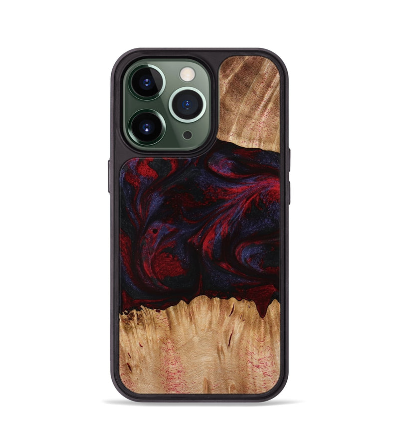 iPhone 13 Pro Wood Phone Case - Ernst (Red, 773299)
