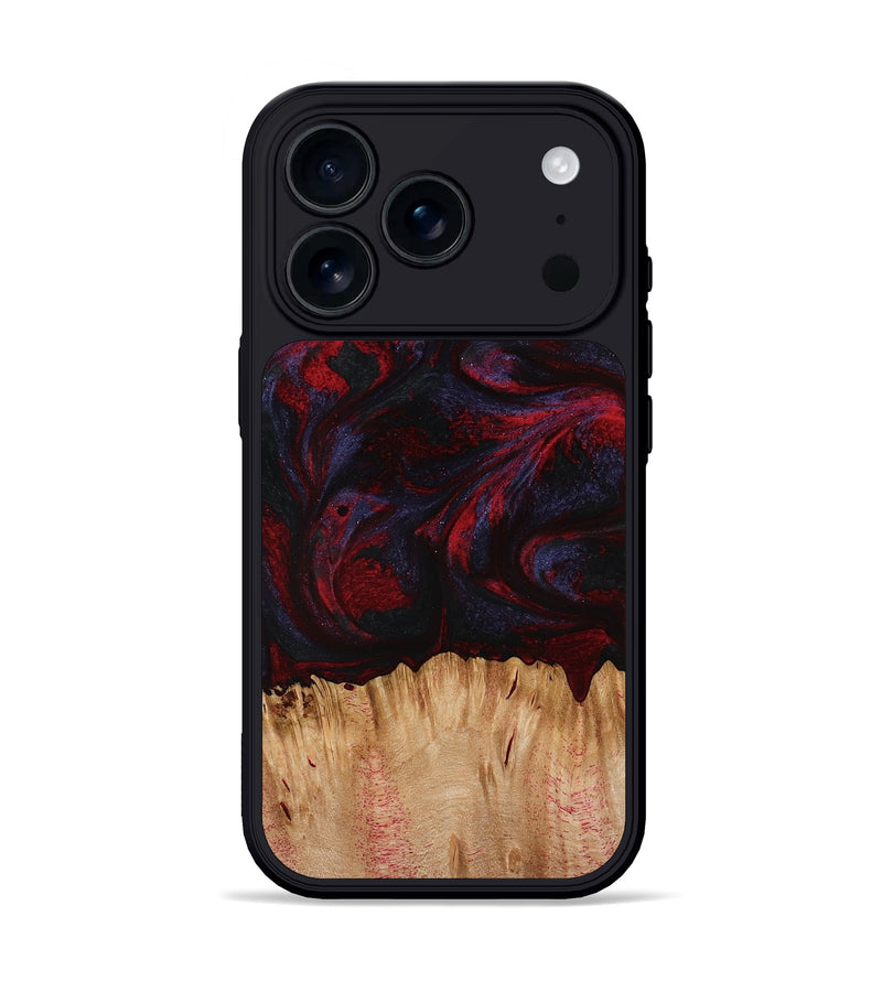 iPhone 17 Pro Wood Phone Case - Ernst (Red, 773299)