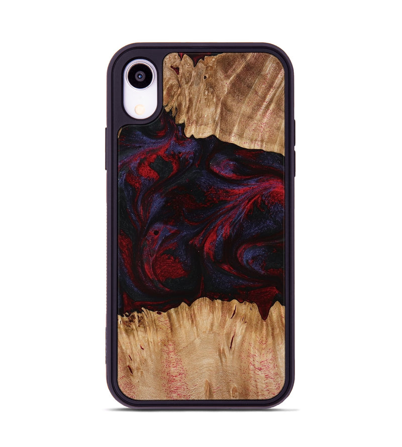 iPhone Xr Wood Phone Case - Ernst (Red, 773299)