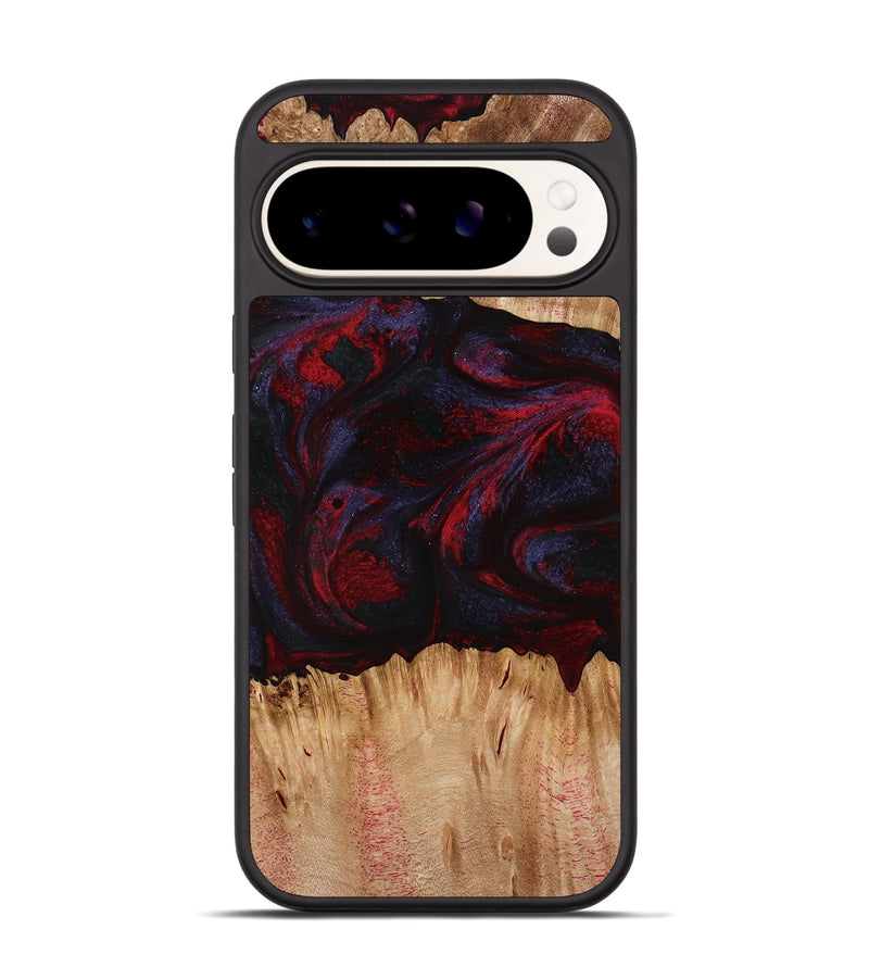 Pixel 9 Pro Wood Phone Case - Ernst (Red, 773299)